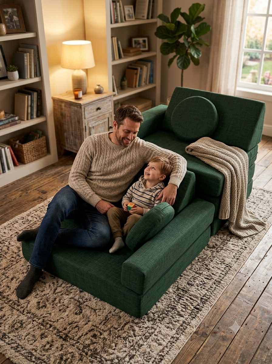 Tigger Play Couch Full (10pc) JUNIOR - Linen