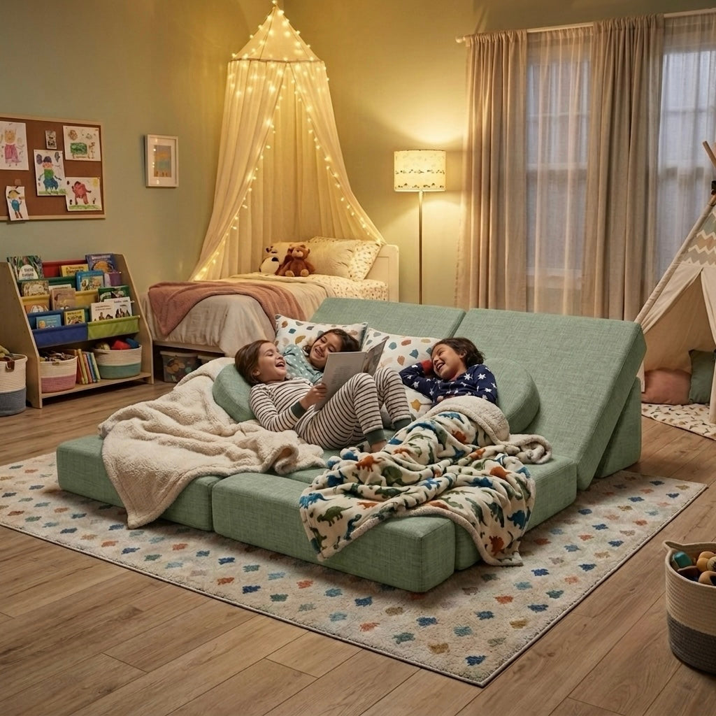 Tigger Play Couch Full (10pc) JUNIOR - Linen