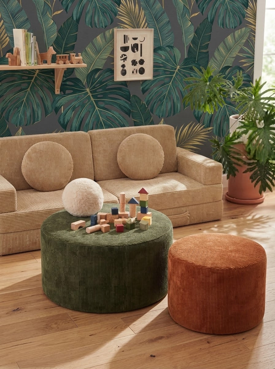 Soft Round Ottoman (1/2/3)