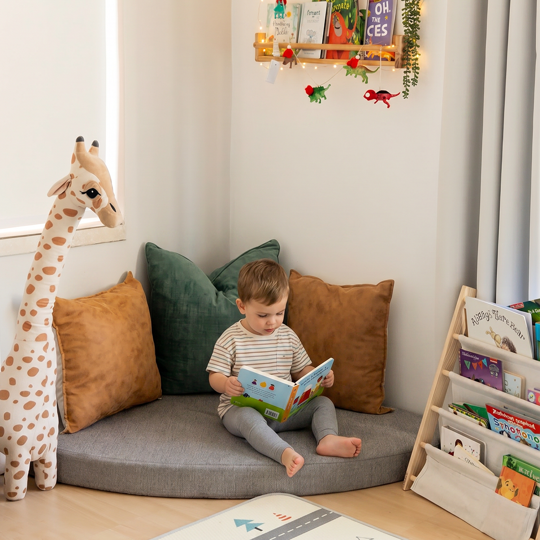 Kangaroo Corner Cushion - Chenille