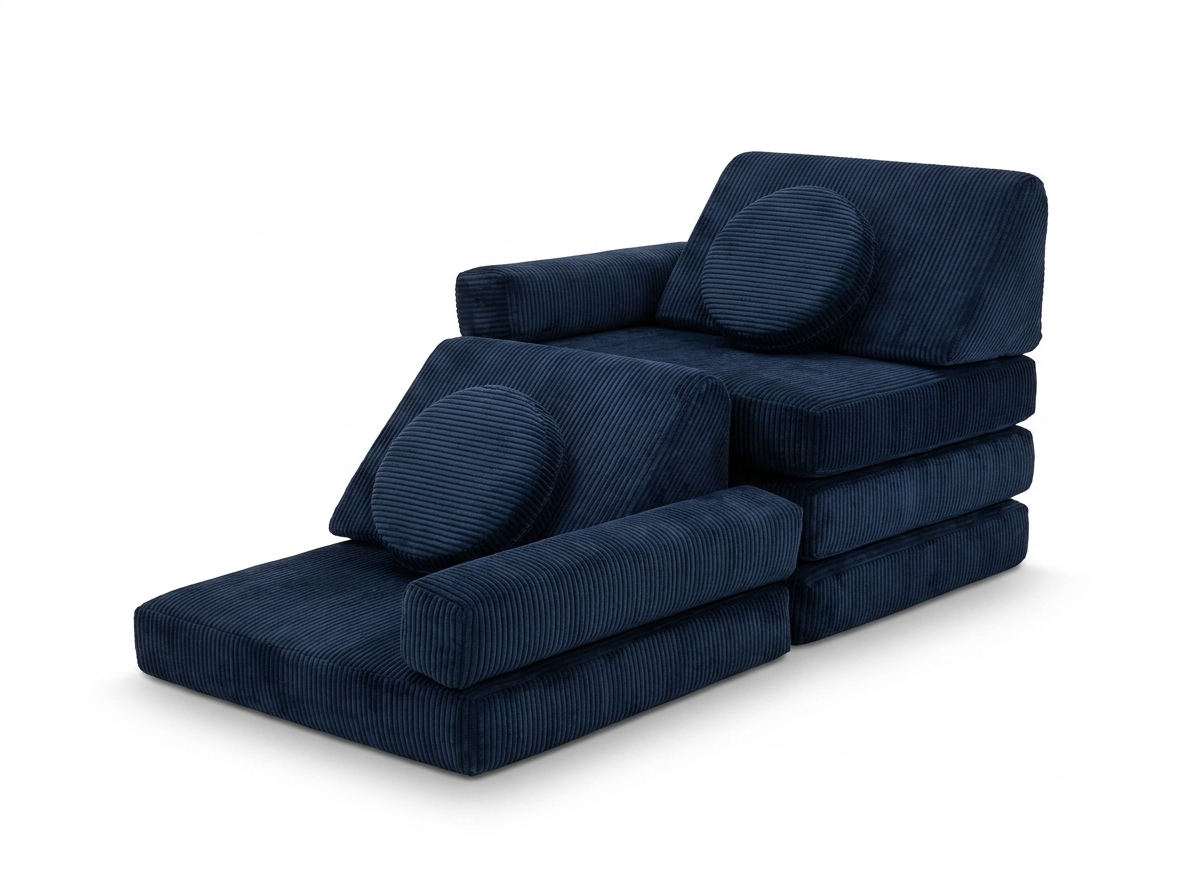 Tigger Play Couch Full (10pc) JUNIOR - Soft Sputnik Corduroy