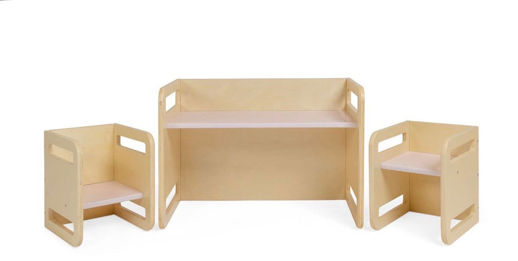Double Toddler Chair & Table