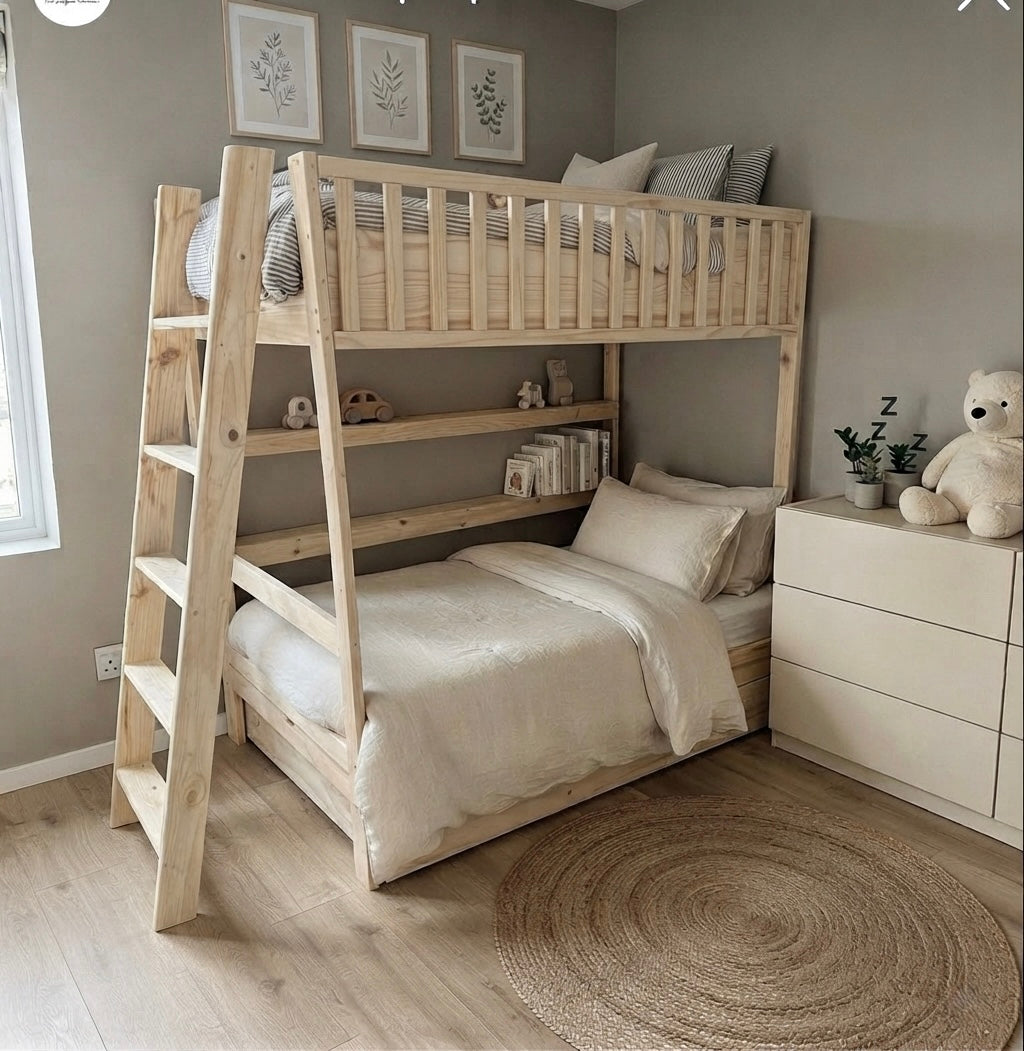 Wooden Double Bunk bed