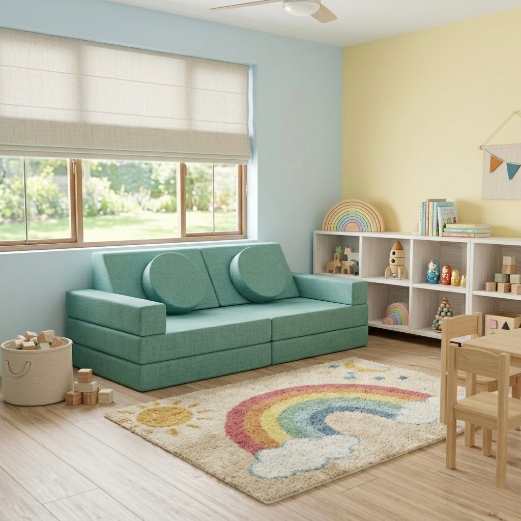 Tigger Play Couch (10 Piece) - Linen