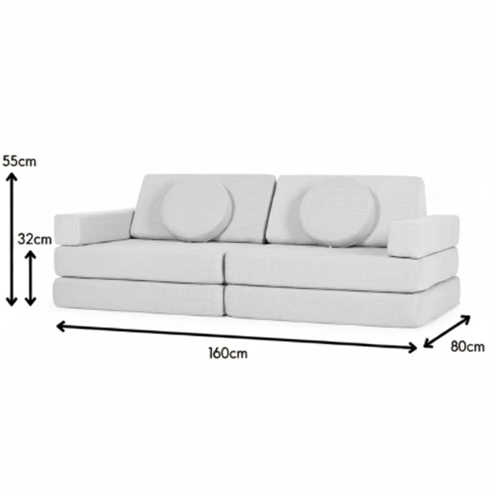 Tigger Play Couch Full (10 Pc) Standard Size