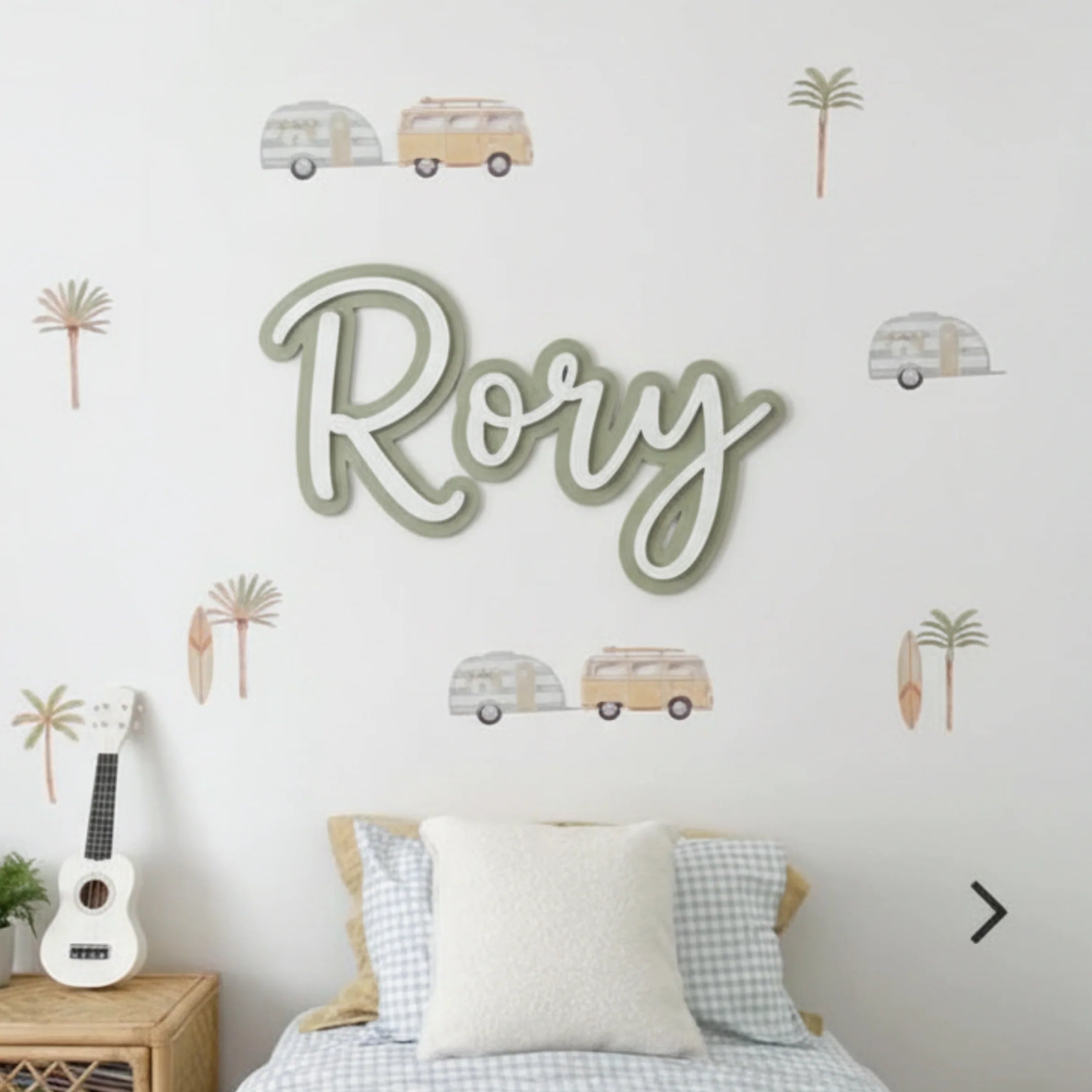 Double Acrylic Mounted Name