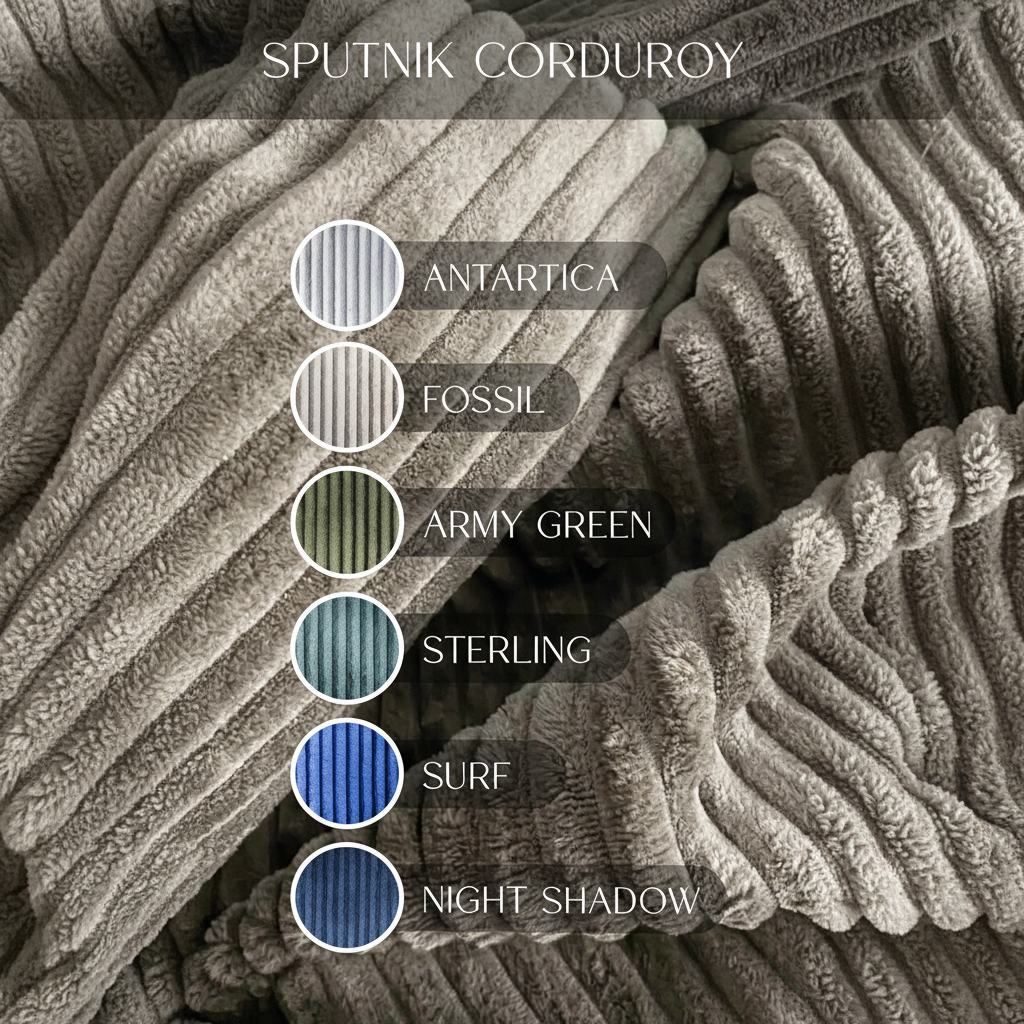 Kids Corner Bed Base - Sputnik Corduroy
