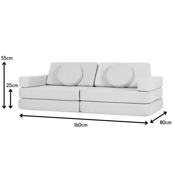 Tigger Play Couch Full (10 Pc) - Soft Sputnik Corduroy
