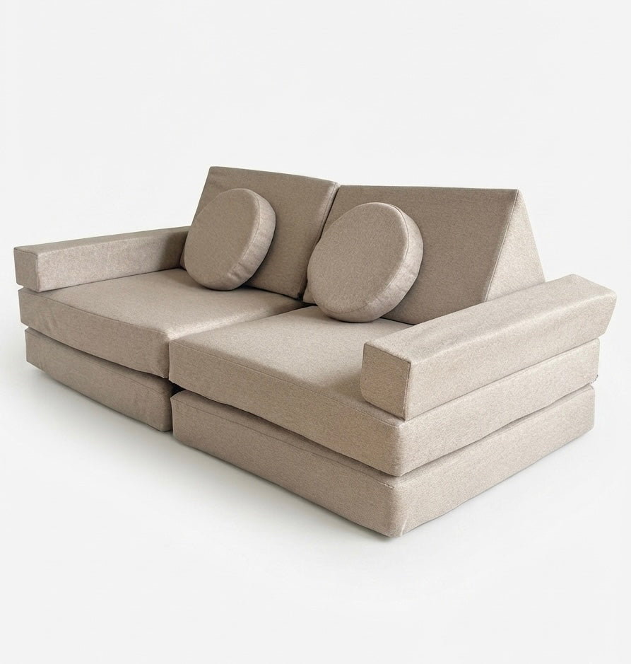 Linen kids play couch