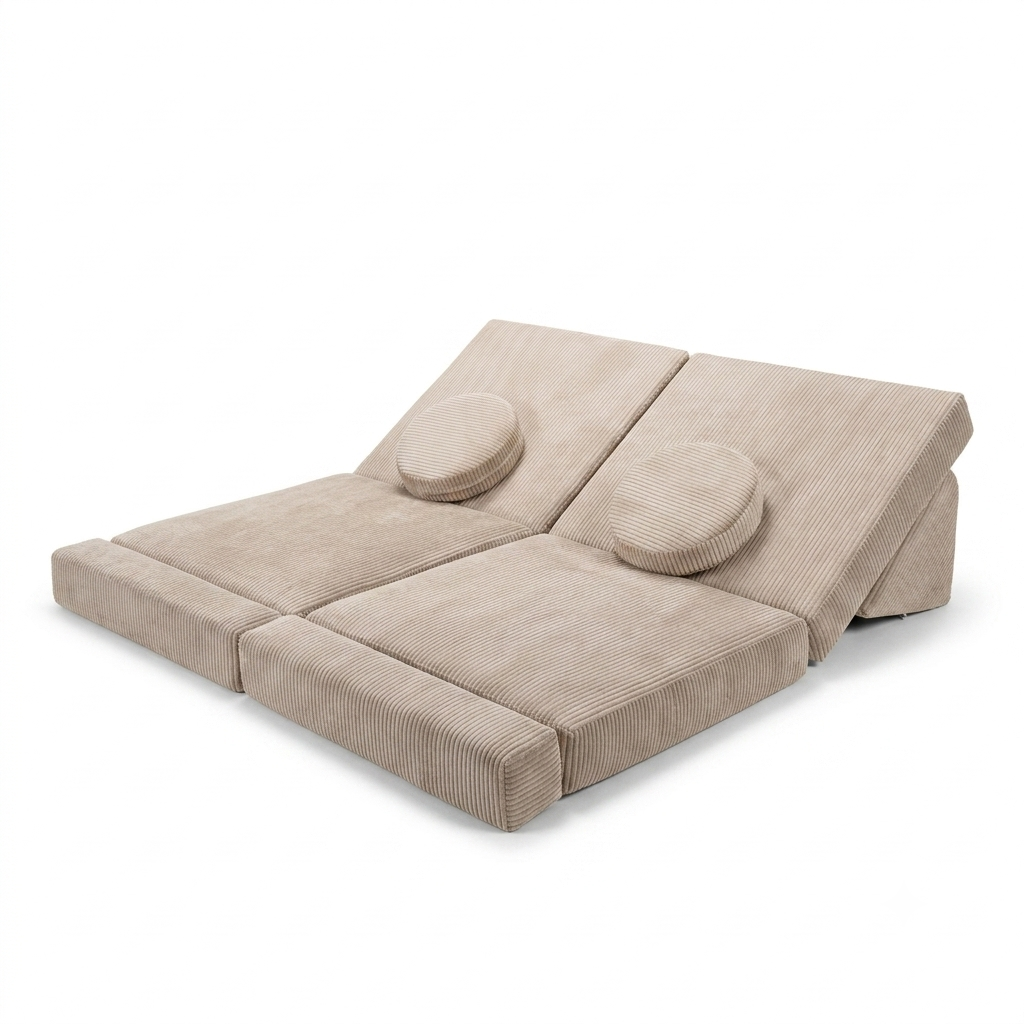 Tigger Play Couch Full (10pc) JUNIOR - Soft Sputnik Corduroy